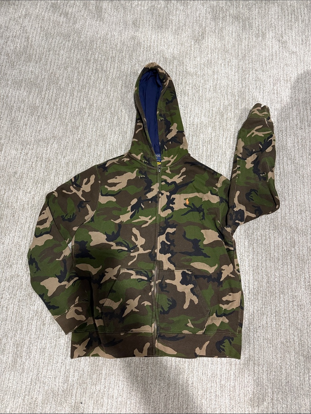 Polo Ralph Lauren Camo Hooded Zip Sweatshirt